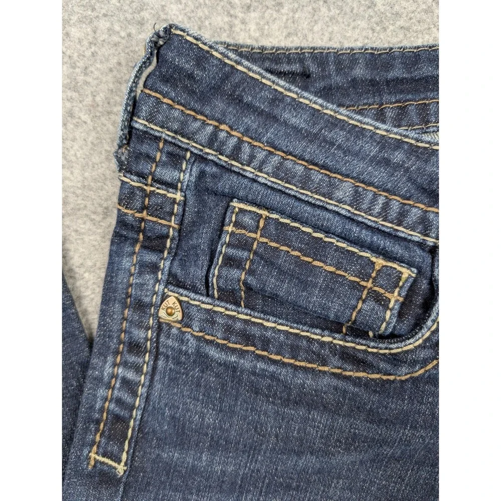 Kut from the Kloth Women Dark Wash Boot Cut Jeans Size 14 Indigo Denim